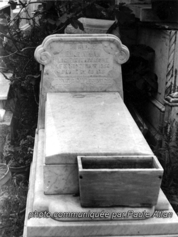 Grafsteen van ATLAN Emile